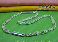 男士項鏈批發(fā)新風尚 925銀單扣短管分段設計引領潮流